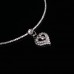 Colier Choker Crystal Heart